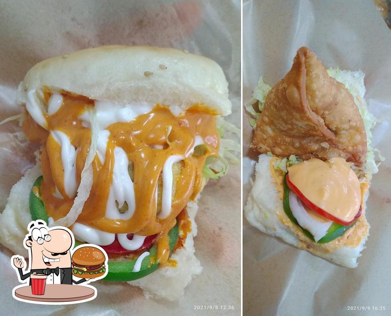 Order one of the burgers available at Boleto vadapav