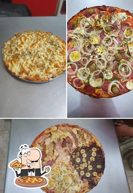 Consiga diversos variedades de pizza