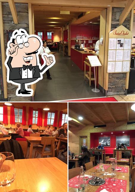 L'intérieur de Restaurant Le Chalet Suisse