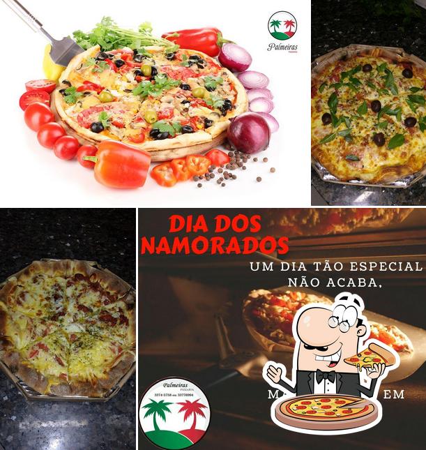 Peça pizza no Pizzaria Palmeiras