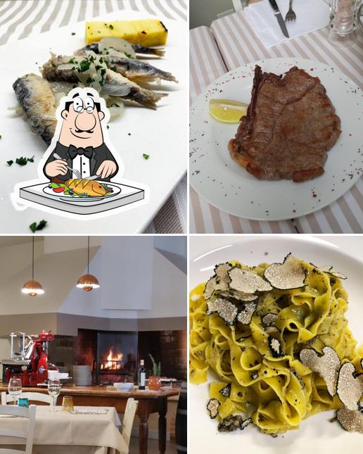 Trattoria alla Porchetta propone un'ampia scelta di piatti di pesce