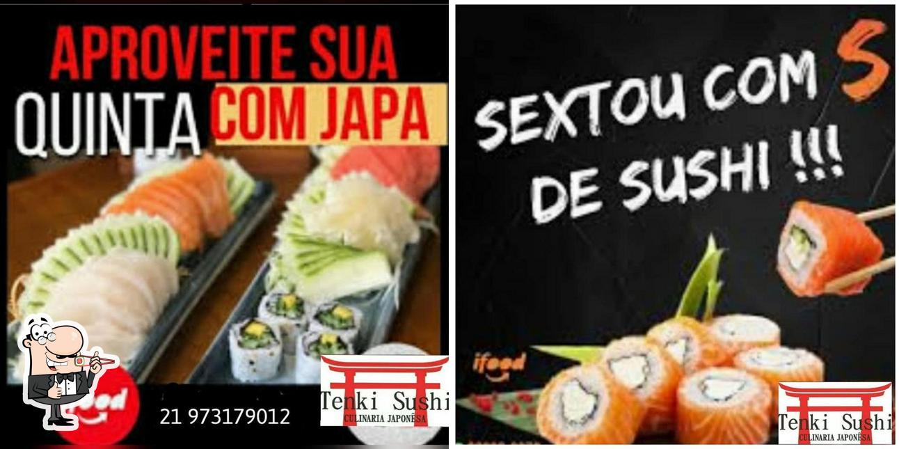 No Tenki Sushi, você pode tentar sushi