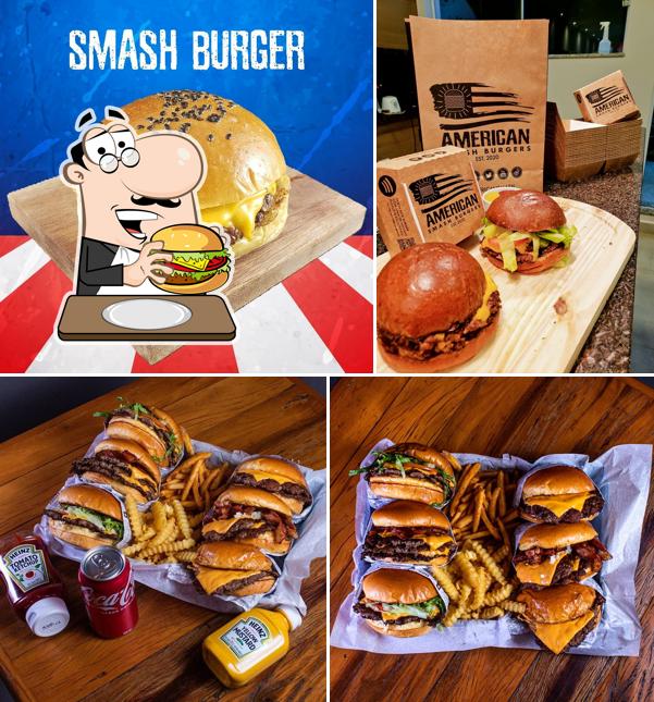Hambúrguer em American Smash Burgers