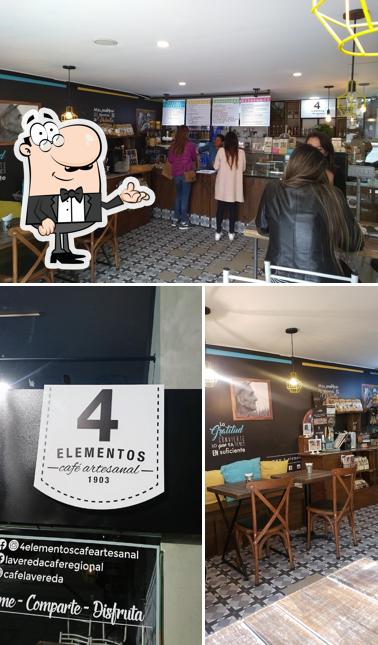 The interior of Cafe Artesanal 4 Elementos