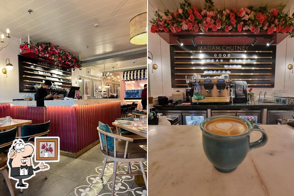 The interior of Madam Chutney