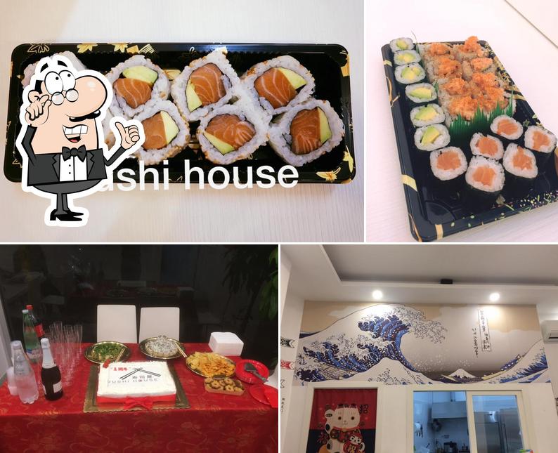 Gli interni di Sushi house