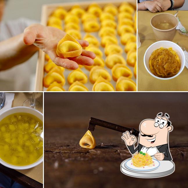 Spaghetti alla carbonara al Bottega AL PAPPAGALLO a Bologna dal 1919