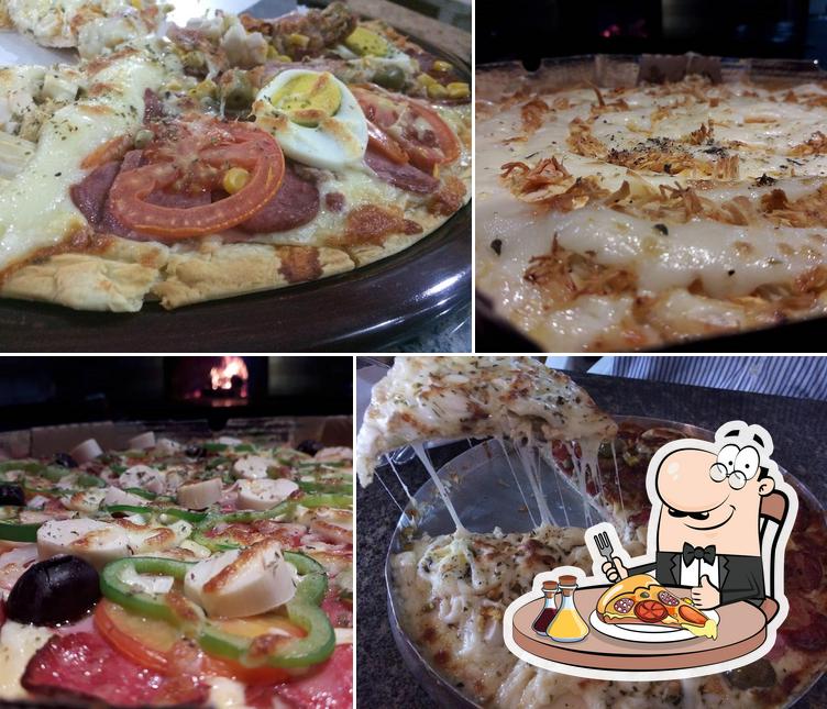 Escolha pizza no Pizzaria Forno de Lenha - Paul