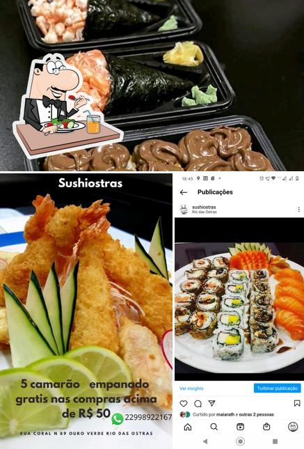 Comida em Sushiostras