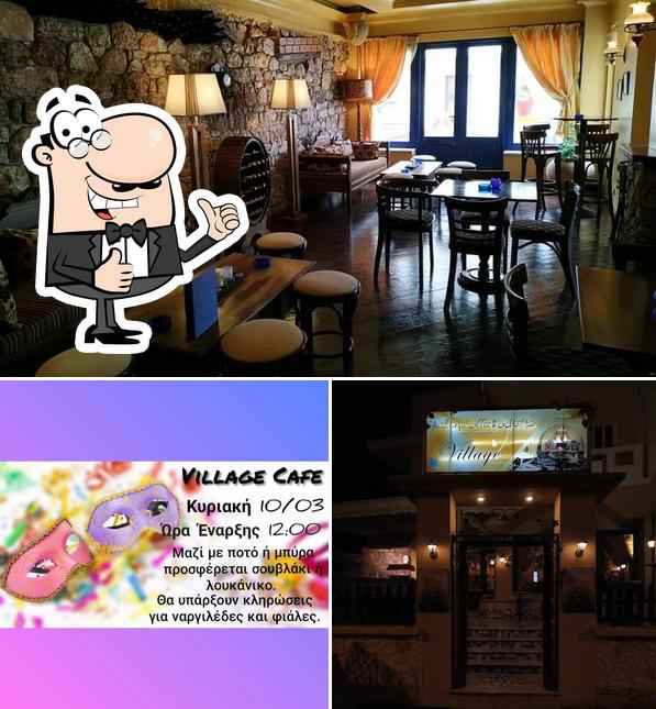 See this picture of Village Cafè