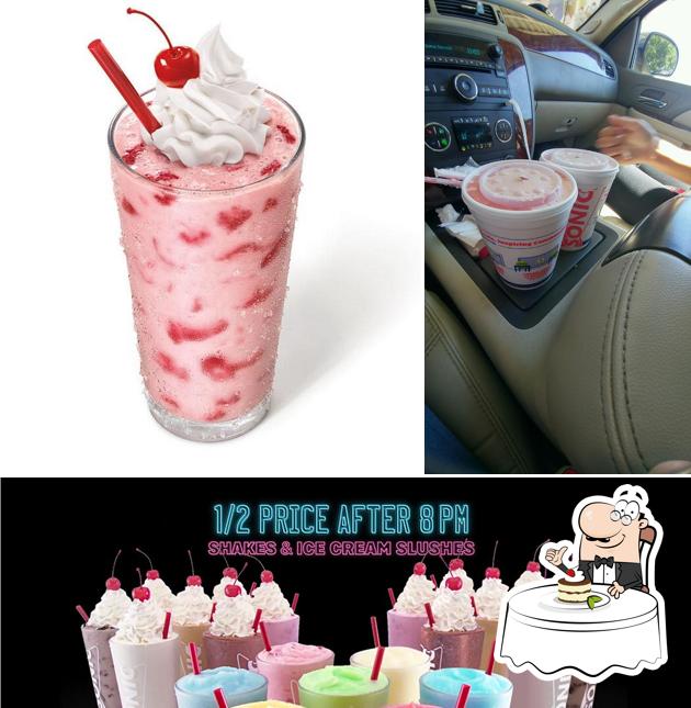 Sonic Drive-In serves a range of sweet dishes