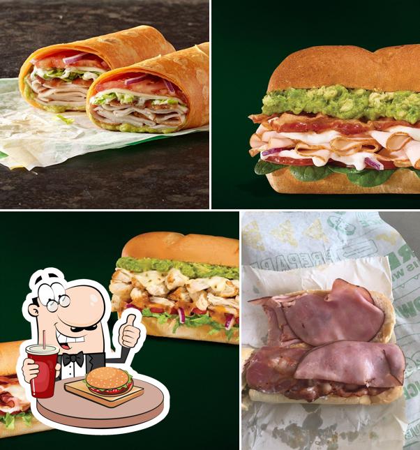 Treat yourself to a burger at Subway