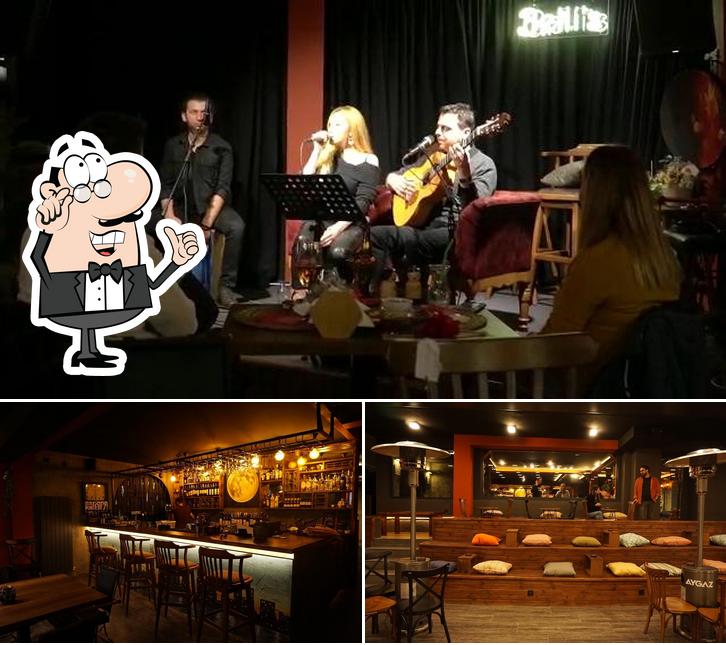 The interior of Bellis Ankara Cafe & Pub