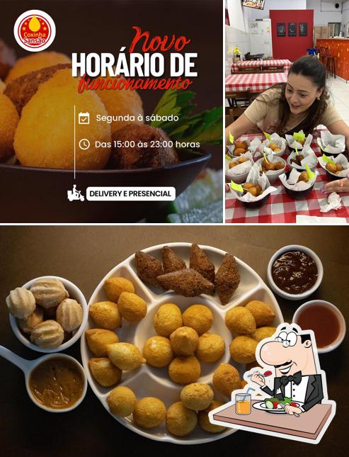 Comida em Coxinha Sansão