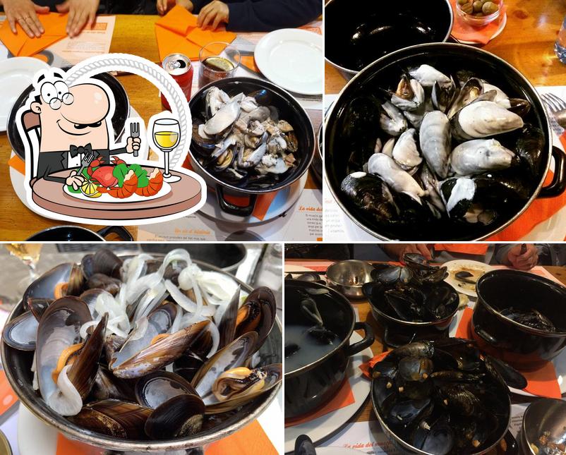 Закажите блюда с морепродуктами в "La Muscleria"