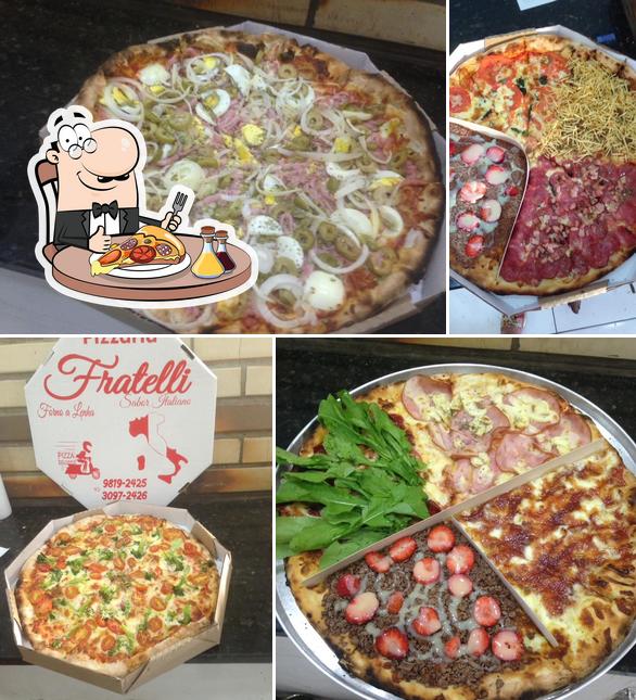 Experimente pizza no Pizzaria Fratelli