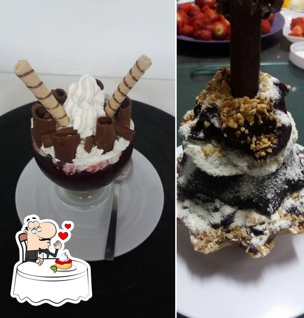 Açai muito+ oferece uma seleção de pratos doces