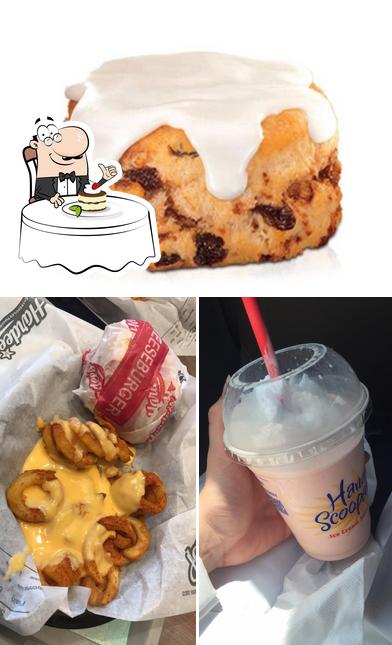 Hardee's serves a selection of desserts