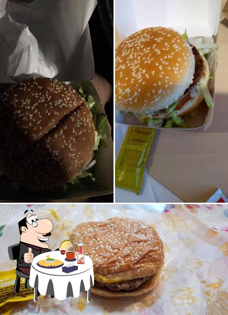 Peça um hambúrguer no McDonald's