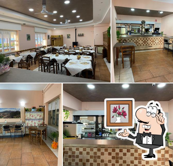 Gli interni di Trattoria da Ilaria