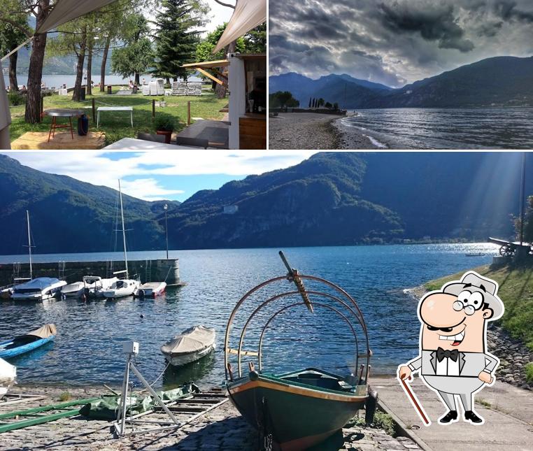 Puoi goderti l'aria fresca dal dehors di Lido di Mandello del Lario