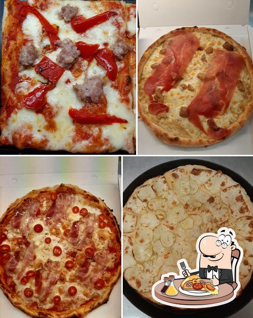 Prenez différents types de pizzas