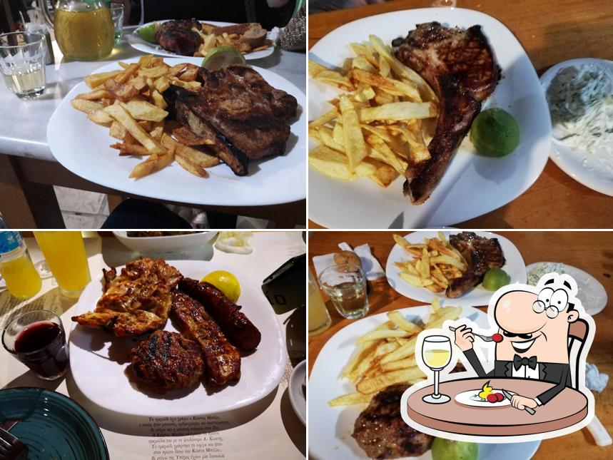Meals at "Lazaros" meze restaurant