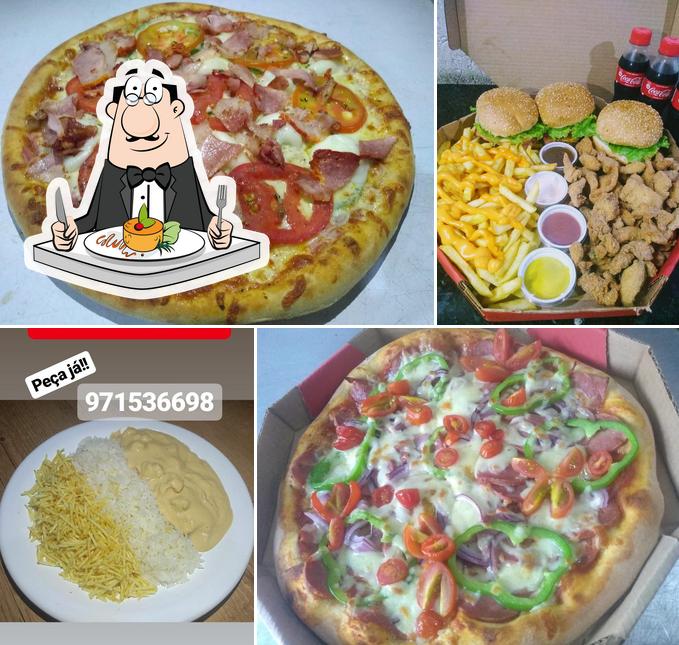 Comida em Pizzaria e Hambúrgueria Mais Sabor