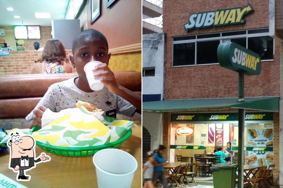 O interior do Subway