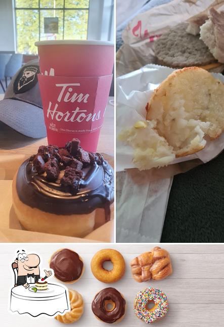 Tim Hortons provides a variety of desserts