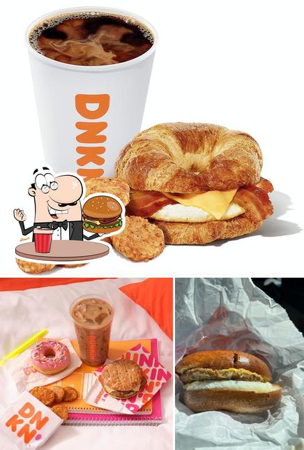 Get a burger at Dunkin'