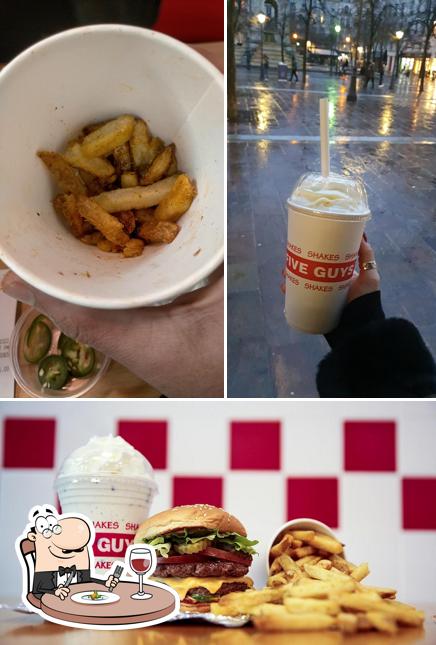 Plats à Five Guys Paris Châtelet les Halles