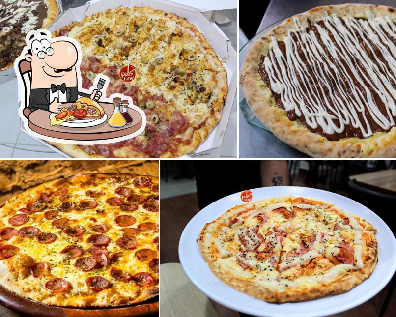 Consiga diversos variedades de pizza