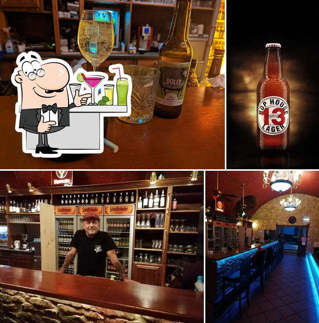 Voici l’image indiquant la comptoir de bar et boire sur Life Nachtcafe