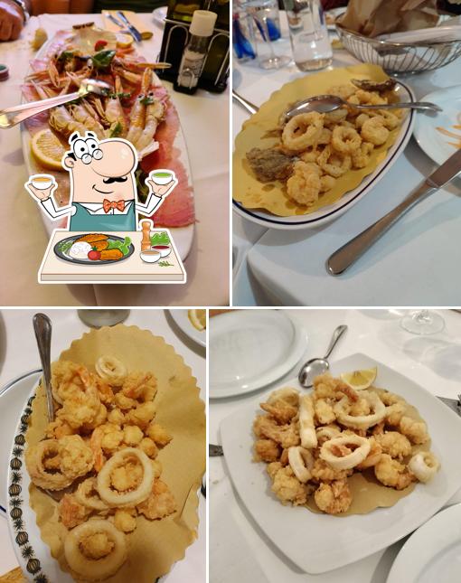 Calamari fritti al Trattoria Dalla Clara