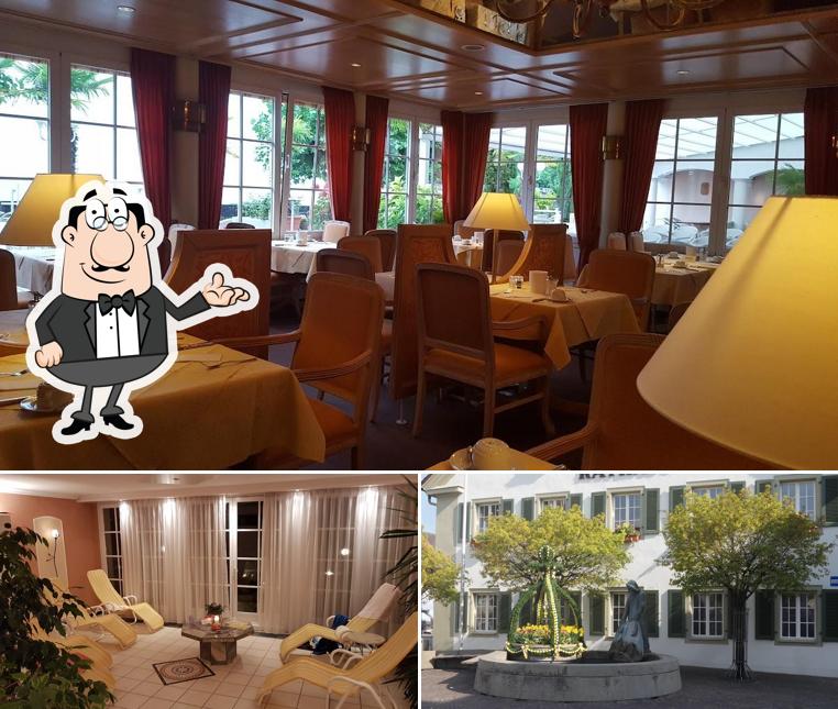 L'intérieur de Restaurant in Hotel Engel