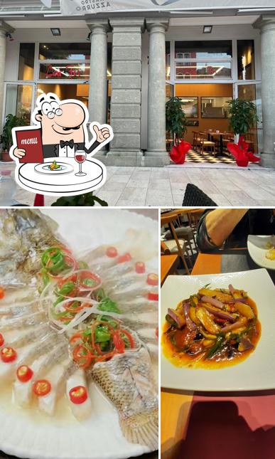 La cibo e bevanda del ristorante