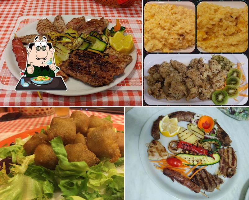 Platti al Trattoria del Lùff San Gregorio
