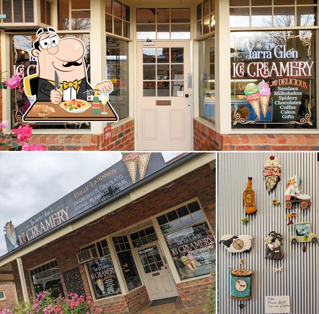 Ice cream at Yarra Glen Ice Creamery & Cafe