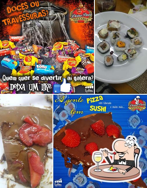 Comida em Divina Pizza