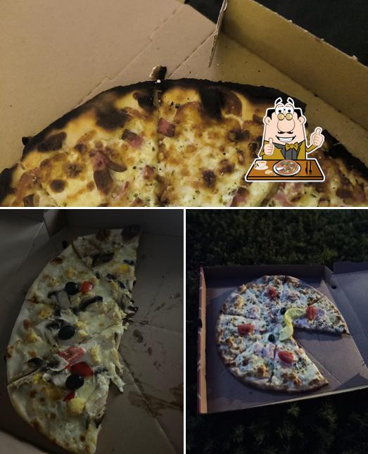 Prenez différents genres de pizzas