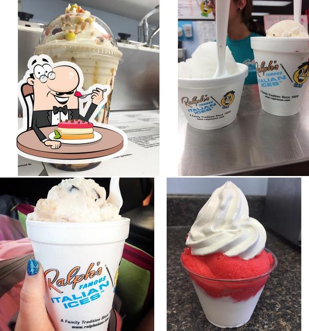 Ralph's Famous Italian Ices serves a selection of desserts