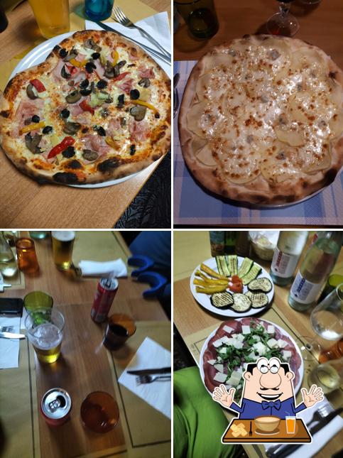 Cibo al Pizzeria circolo di Pianazzo