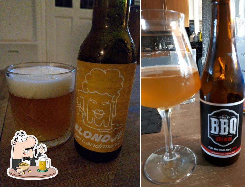 Vous pouvez prendre un verre de bière blonde ou brune