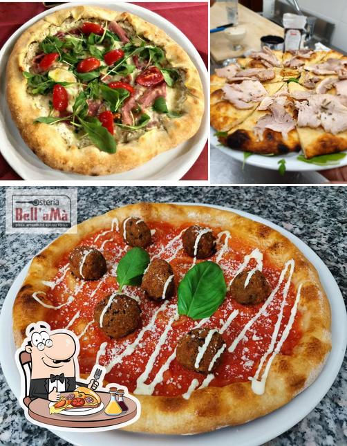Choisissez des pizzas à Bell'aMà