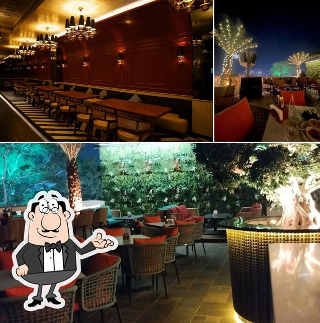 The interior of Acai Pune