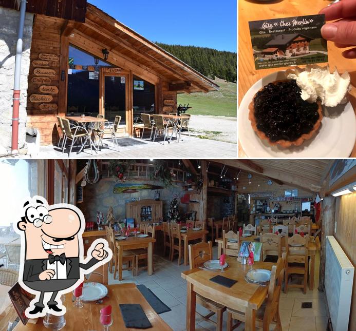 L'intérieur de Gîte et Restaurant Chez Merlin