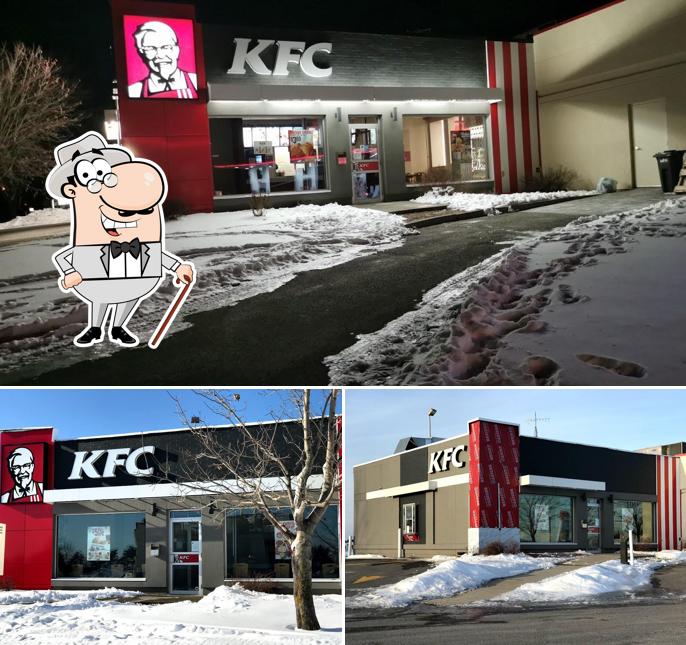 The exterior of KFC