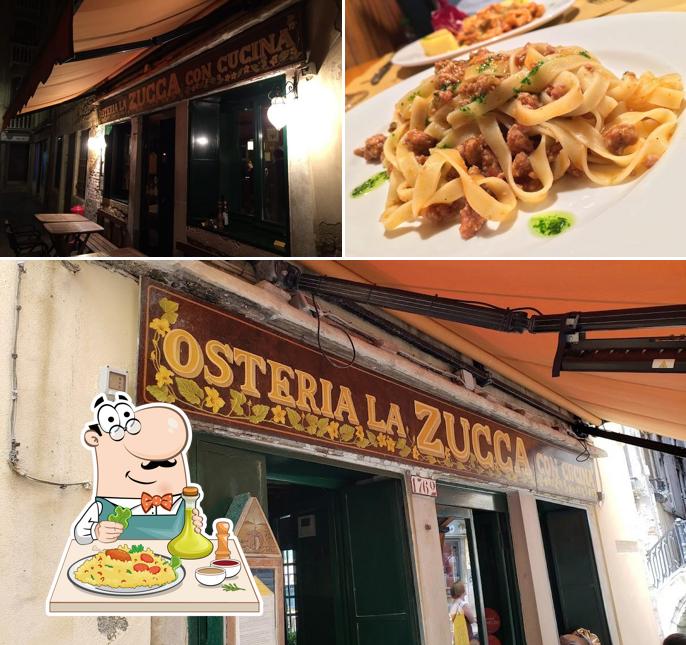 Cibo al Osteria La Zucca