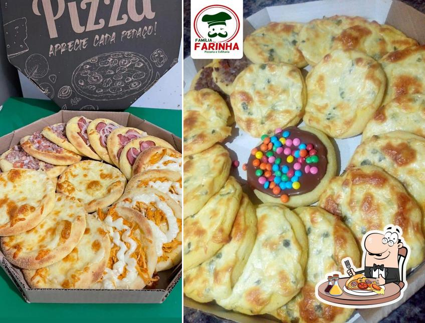 Consiga diferentes variedades de pizza